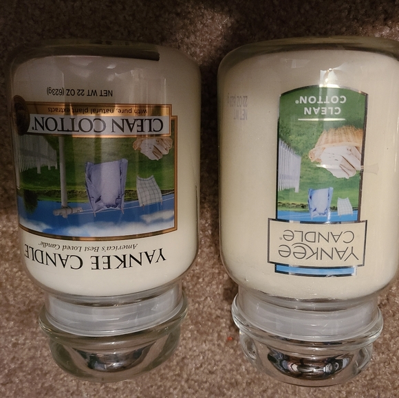 New 2 Clean Cotton Yankee Candles